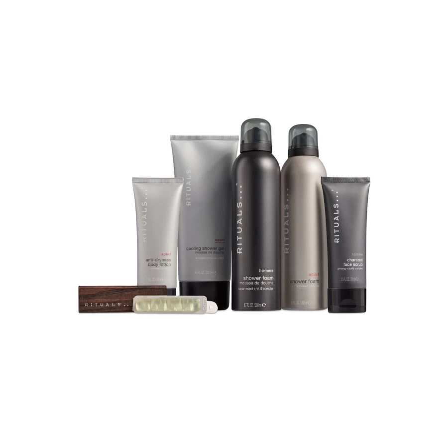 RITUALS Homme & Sport Luxury Gift Set for Men - Large Grey Box