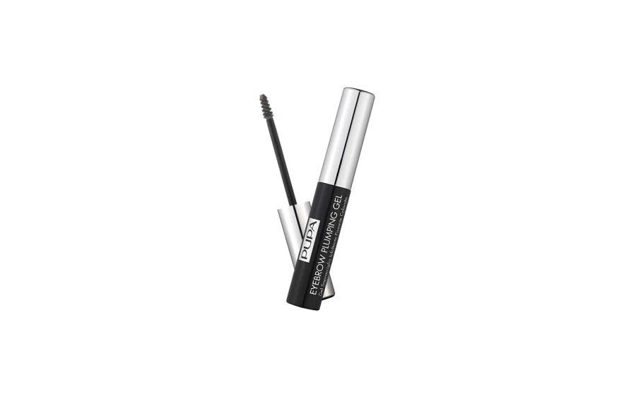 PUPA MILANO Eyebrow Plumping Gel - 03 Dark Brown, Volumizing Brow Enhancer for Thicker, Fuller Brows