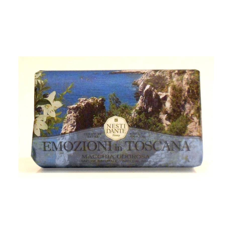 NESTI DANTE Emozioni In Toscana Mediterranean Breeze Blue Scented Soap - Italian Luxury Bath Bar