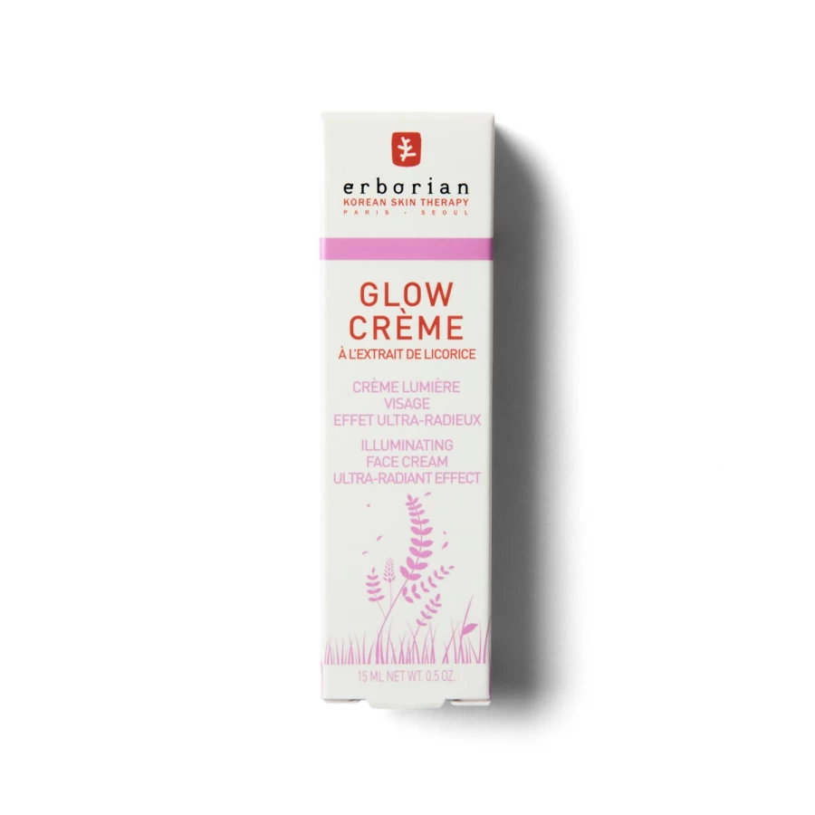 ERBORIAN Glow Cream - Illuminating Pink Radiance Face Cream for Brightening & Hydration