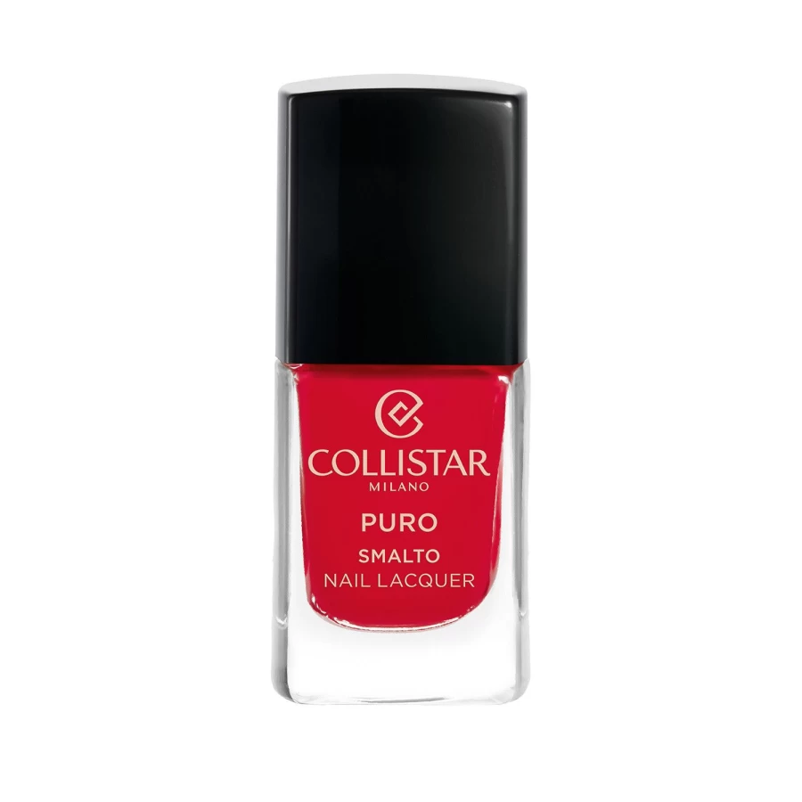 COLLISTAR Pure Long Lasting Nail Polish in 109 Hypnotic Poppy - Light Red Shade