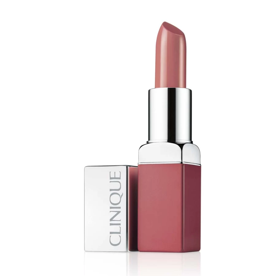 CLINIQUE Pop Lip Color + Primer in 23 Blush Pop - 3.9g Moisturizing Lipstick with Long-Lasting Shine