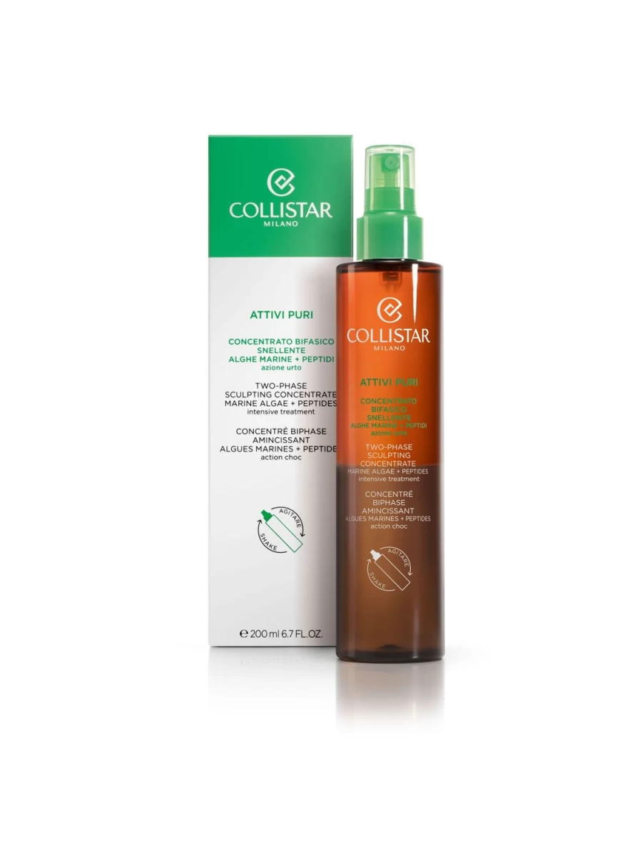 COLLISTAR Pure Actives White Two-Phase Sculpting Concentrate with Marine Algae & Peptides for Firming