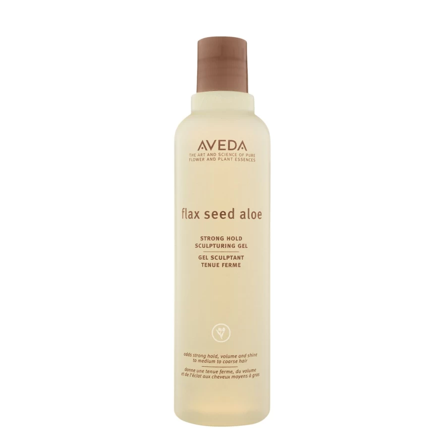 AVEDA Flax Seed Aloe Sculpturing Gel 250ml - Light Hold Styling Gel for Natural Hair Control (Yellow)