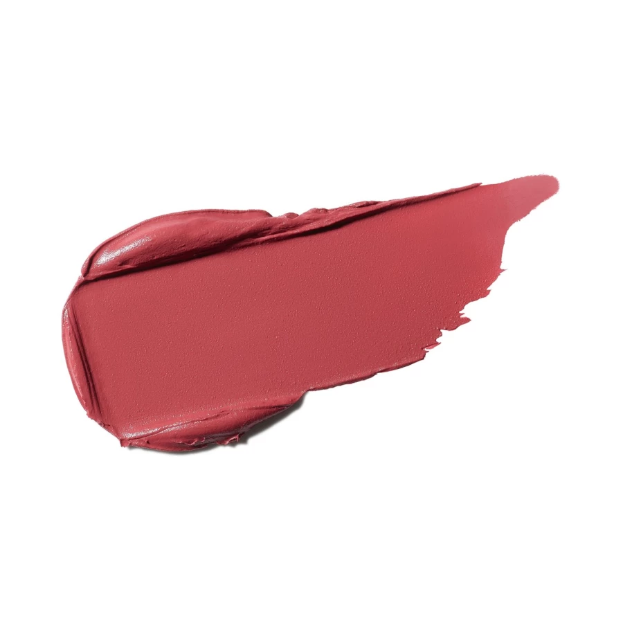 MAC COSMETICS Powder Kiss Velvet Blur Slim Stick in Light Red - Velvet Matte Lipstick for a Soft Blurred Finish