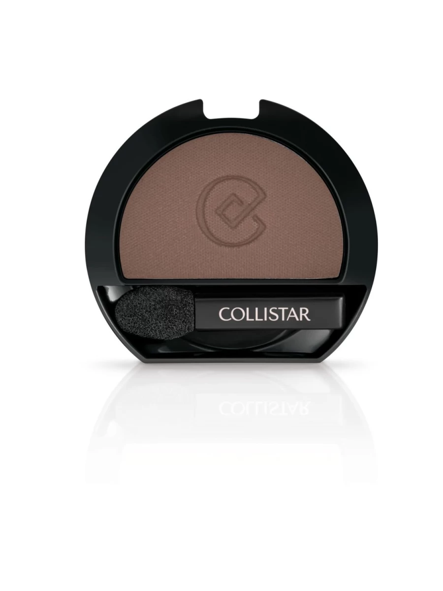 COLLISTAR Impeccable Compact Eye Shadow Refill - 120 Matte Brunettes, Long-Lasting Matte Finish
