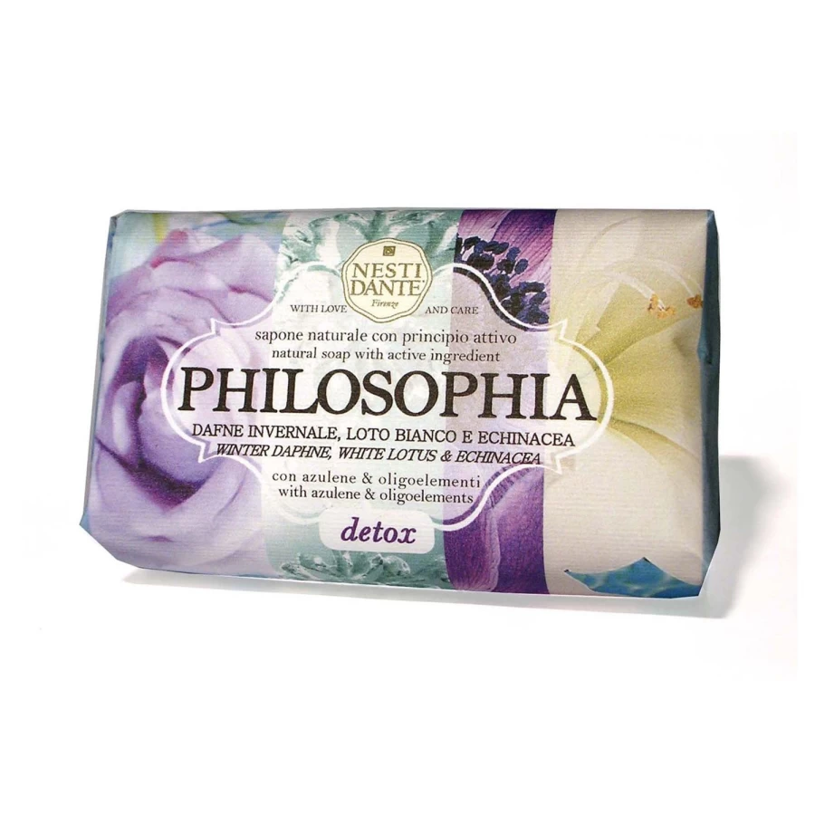 NESTI DANTE Philosophia - Detox Soap | Ocean Blue | Natural Cleansing & Rejuvenating Bar