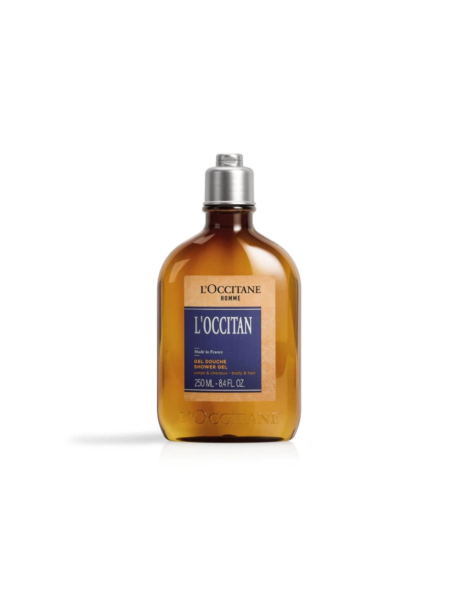 L'OCCITANE L'Occitan Refreshing Shower Gel 250ml - Transparent Formula for Hydrated Skin