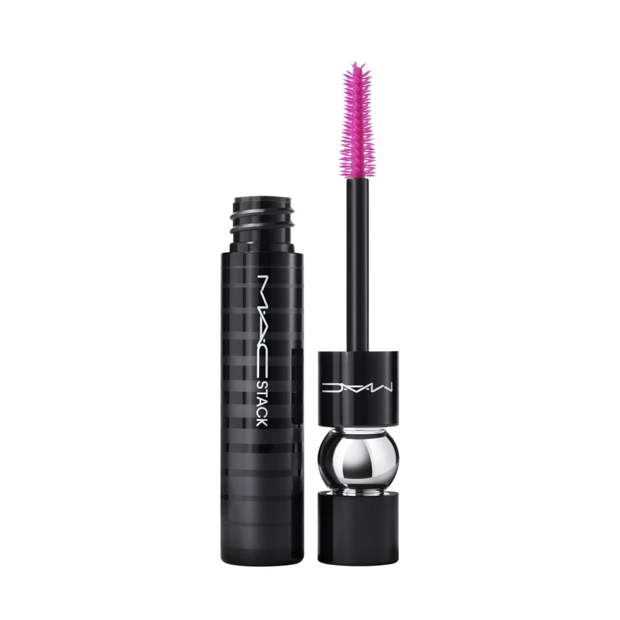 MAC COSMETICS Stack Mega Brush Mascara in Black | Volumizing & Lengthening Waterproof Formula