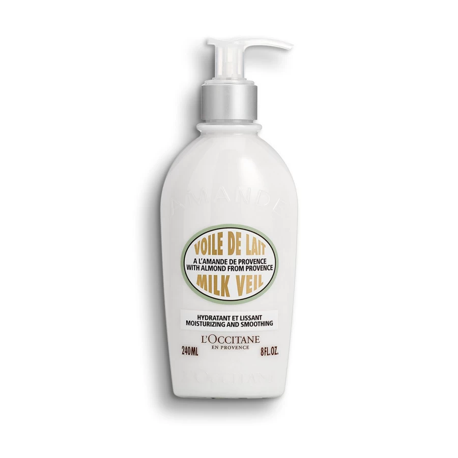 L'OCCITANE Almond White Moisturizing Body Milk for Smooth & Nourished Skin