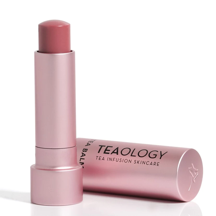 TEAOLOGY Tinted Lip Balm in Pink - Rose Tea Infused Moisturizing Lip Treatment
