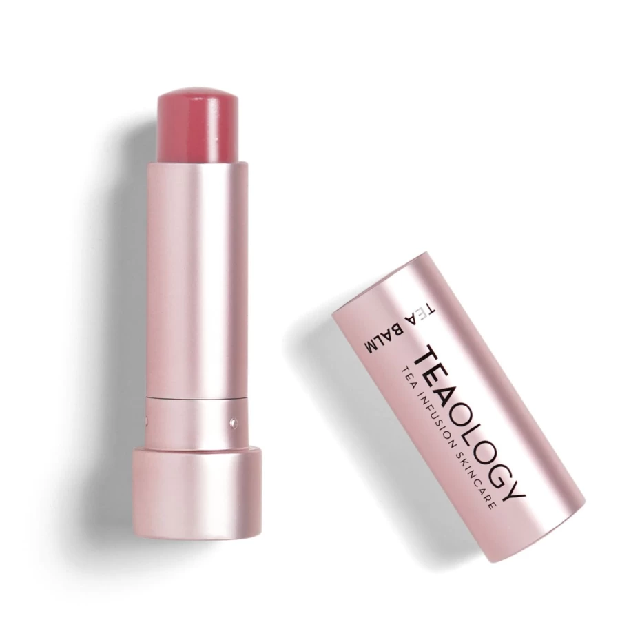 TEAOLOGY Tinted Lip Balm in Pink - Rose Tea Infused Moisturizing Lip Treatment