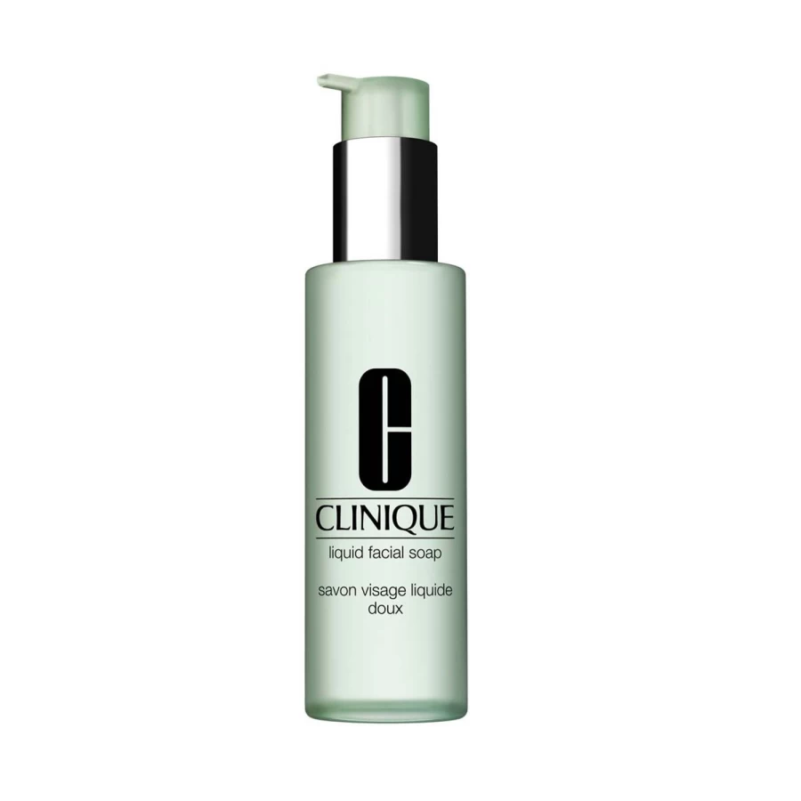 CLINIQUE Liquid Facial Soap for Oily Skin - Green Formula with Pump Dispenser, 200ml Deep Cleansing Face Wash