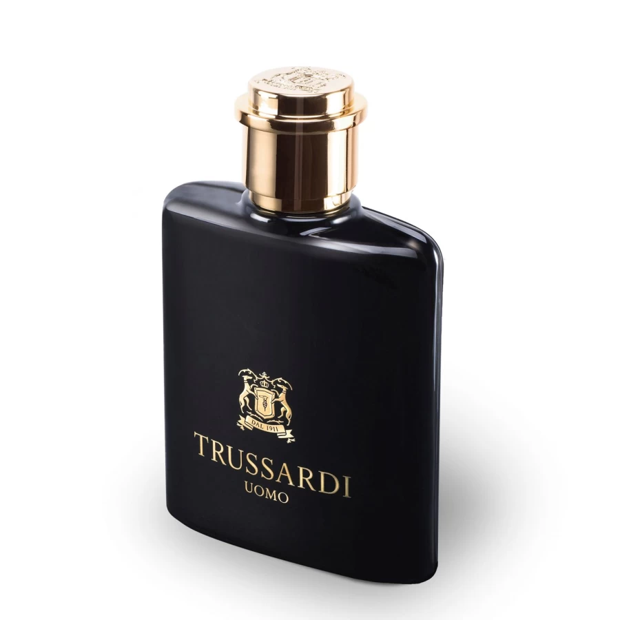 TRUSSARDI Uomo Black Eau De Toilette for Men, 30ml Fresh Fragrance
