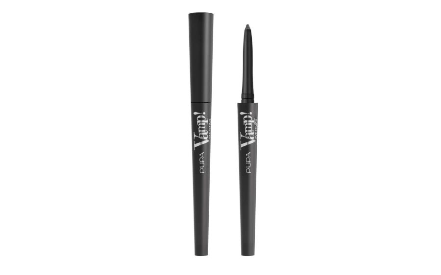 PUPA MILANO Vamp Eye Pencil - 101 Rockstar Grey Eyeliner for Bold Smoky Eyes