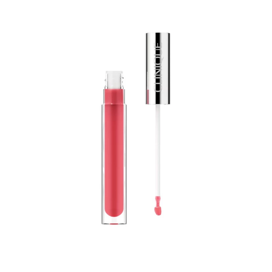 CLINIQUE Pop Plush Gloss in Dark Pink - 09 Hazy Plush Lip Gloss for Hydrating Shine