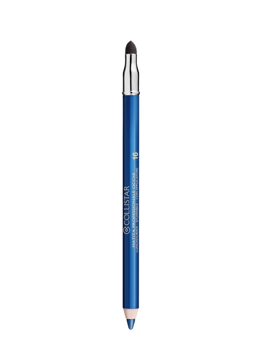 COLLISTAR Professional Eye Pencil - 16 Shanghai Blue Waterproof Eyeliner for Long-Lasting Definition