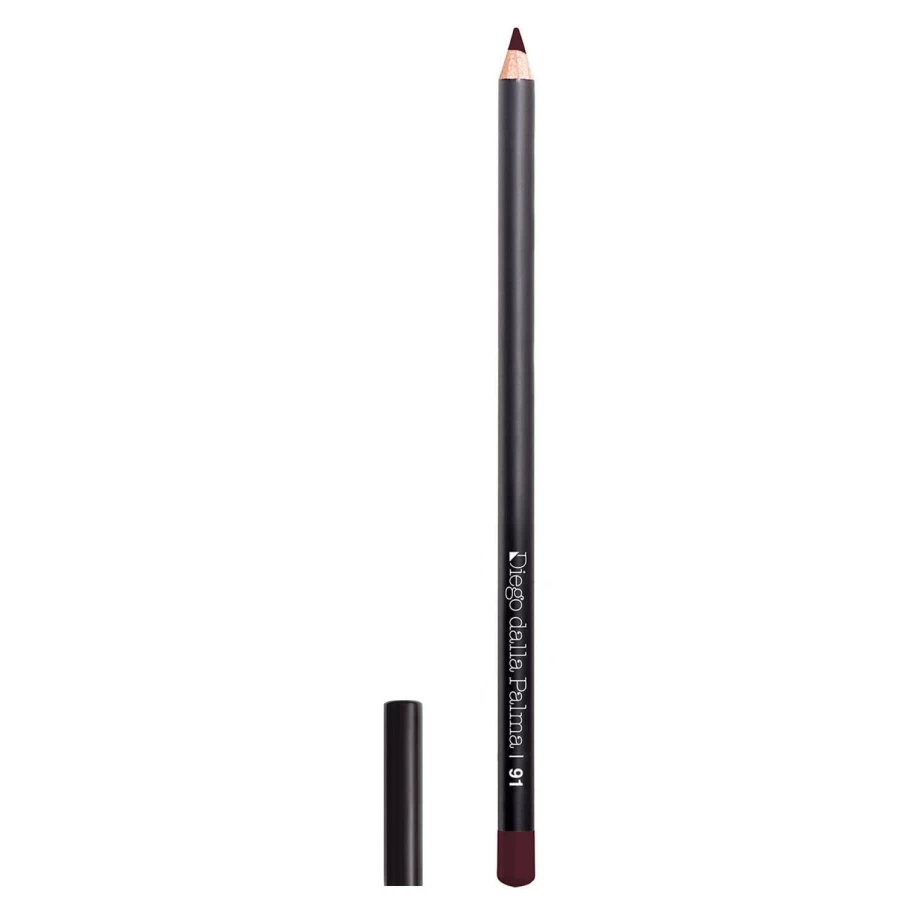 DIEGO DALLA PALMA Lip Pencil in Red Bordeaux - Long-Lasting Matte Lip Liner 91