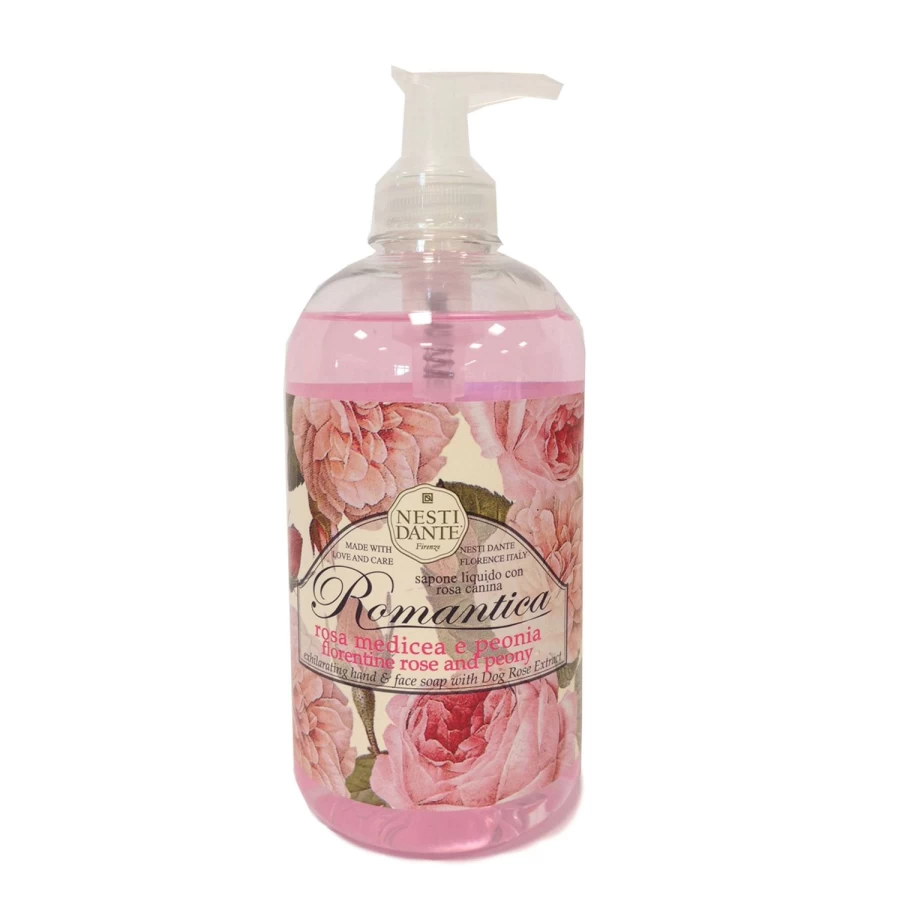 NESTI DANTE Hand Gel with Rose & Peony Fragrance - Pink Hydrating Hand Sanitizer