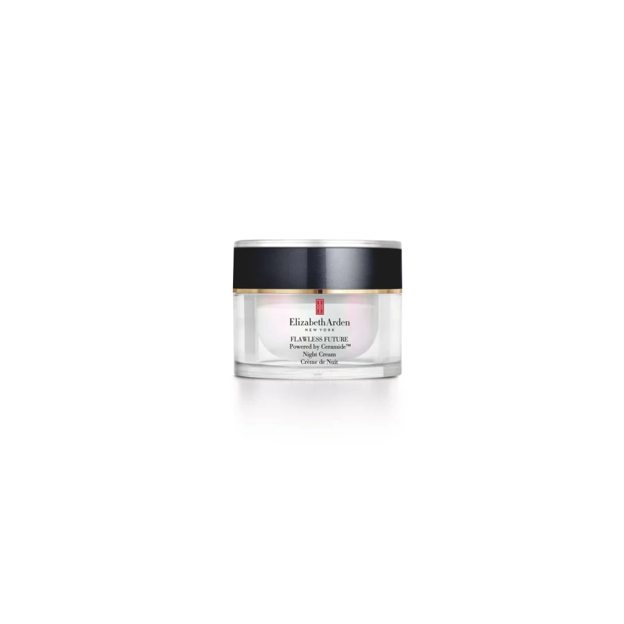 Elizabeth Arden Flawless Future Ceramide Night Cream 50ml - Golden Yellow Anti-Aging Moisturizer