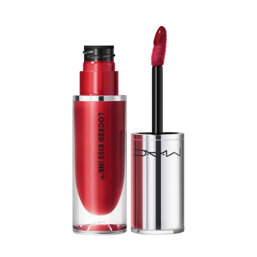 MAC COSMETICS Locked Kiss Ink Lipstick - Long Lasting Matte Red Lip Colour