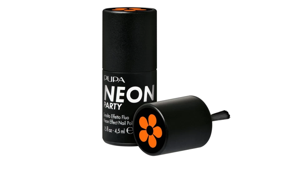 PUPA MILANO Enamel Fluo Effect Lipstick - 500 Coachella Vibrant Orange Shade