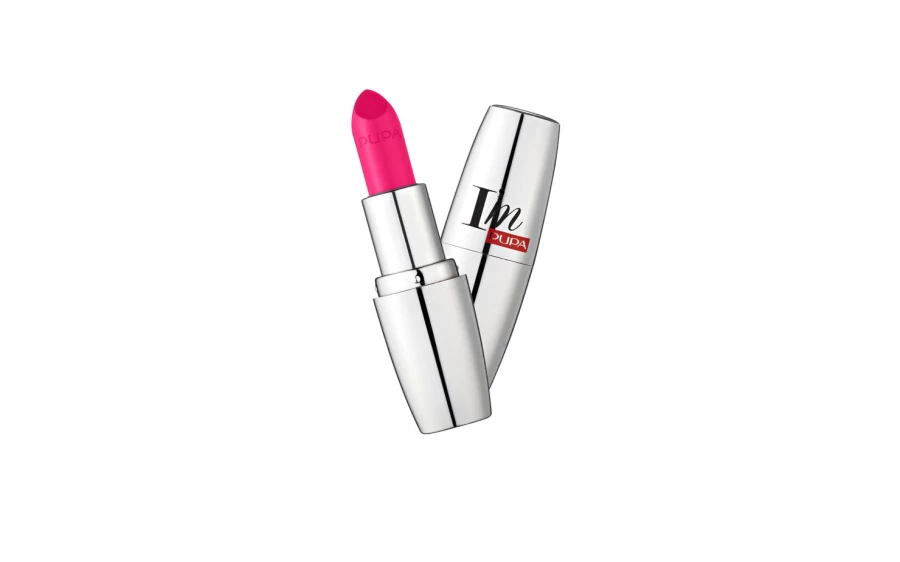 PUPA MILANO I'M Lipstick - 405 Electric Fuchsia, Vibrant Long-Lasting Lip Color