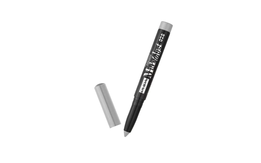 PUPA MILANO Made To Last Eyeshadow in 028 Silver - Long-Lasting Metallic Eye Makeup