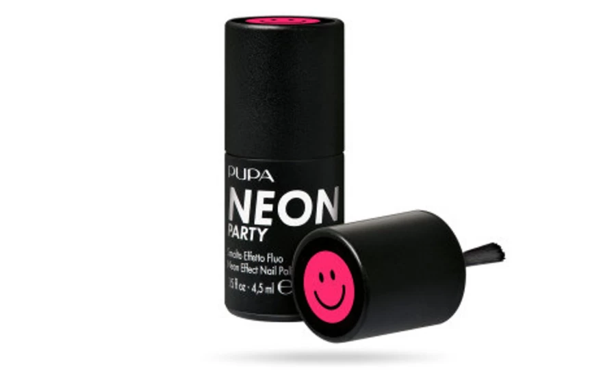 PUPA MILANO Enamel Fluo Effect Nail Polish - 800 Ibiza Hot Pink Fuchsia, Long-Lasting & Vibrant Color