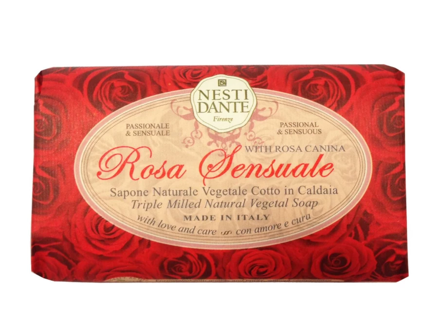 NESTI DANTE Le Rose - Sensual Red Luxury Scented Soap for Women