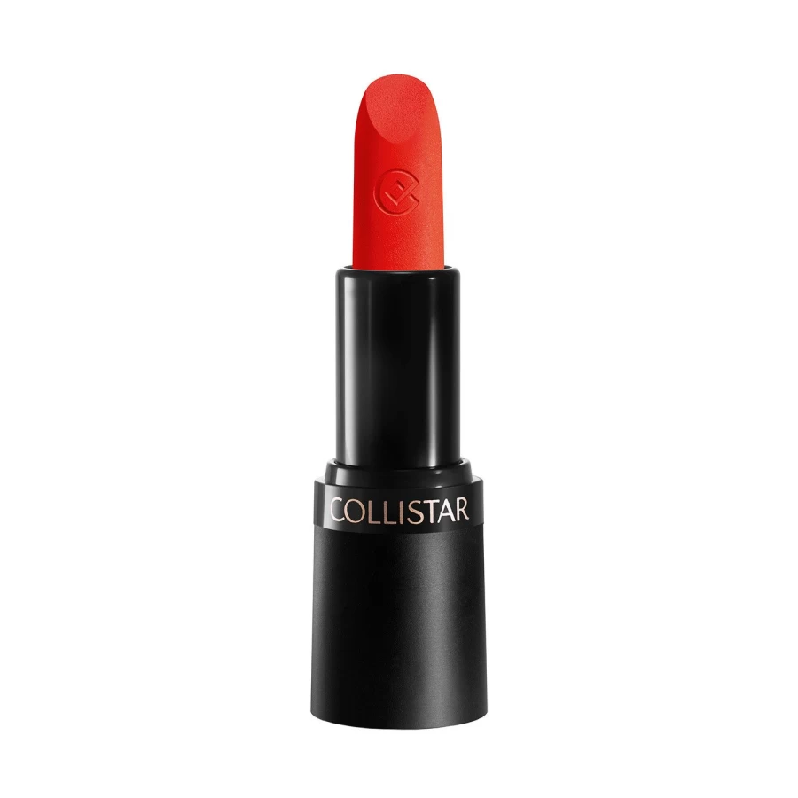 COLLISTAR Pure Matte Lipstick - 40 Mandarin, Vibrant Orange Matte Finish, Long-Lasting Lip Color
