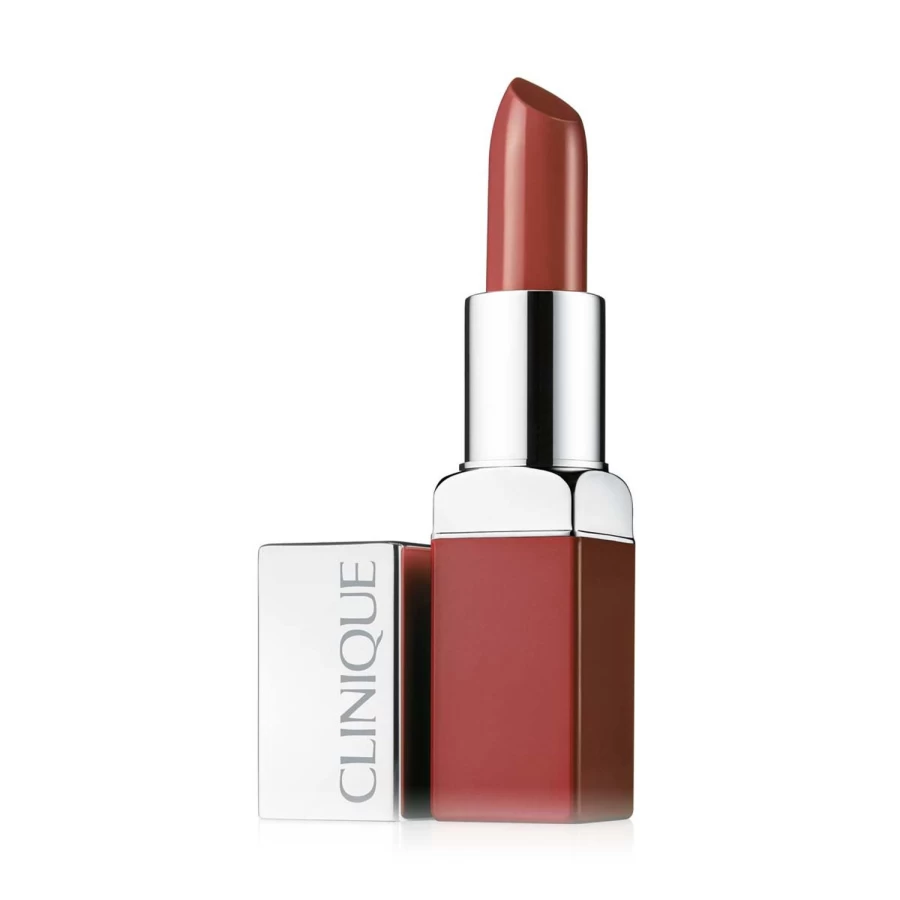 CLINIQUE Pop Lip Color + Primer in 17 Mocha Pop - 3.9g Moisturizing Lipstick