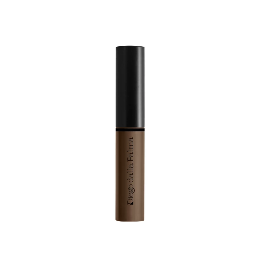 DIEGO DALLA PALMA Eyebrow Volumizing Tinted Fixer with Fibers - Light Grey, Brow Enhancing Gel for Fuller Brows