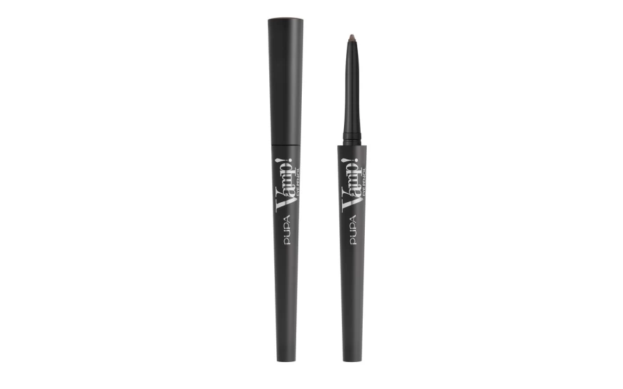 PUPA MILANO Vamp Eye Pencil - Dark Brown Long-Lasting Eyeliner for Defined Eyes