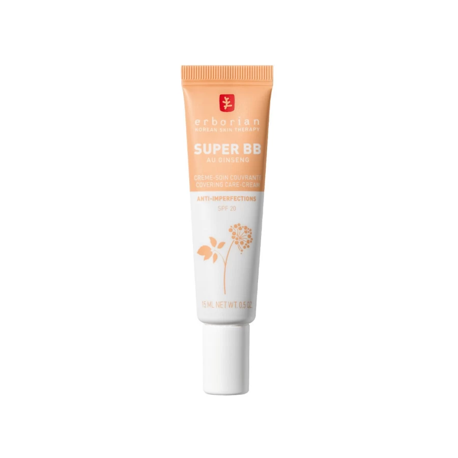 ERBORIAN Super BB - Dore Beige Cream | Lightweight Brightening & Hydrating BB Cream