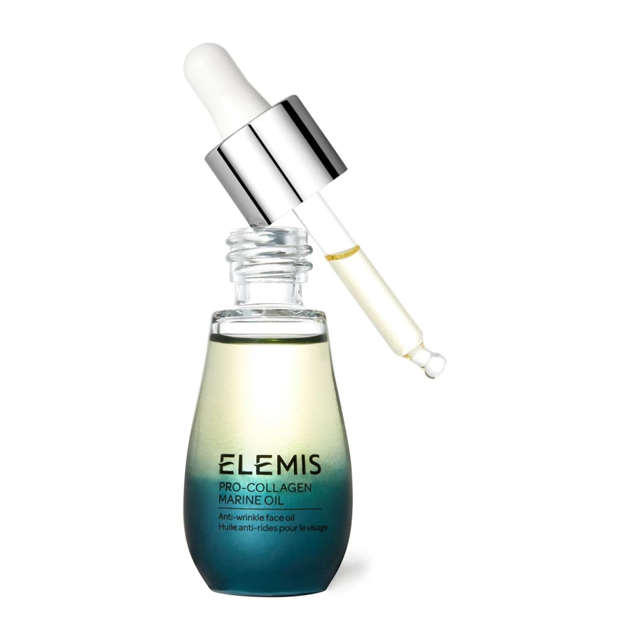 ELEMIS Pro-Collagen Marine Oil - Light Blue Anti-Aging Face Serum for Youthful Skin