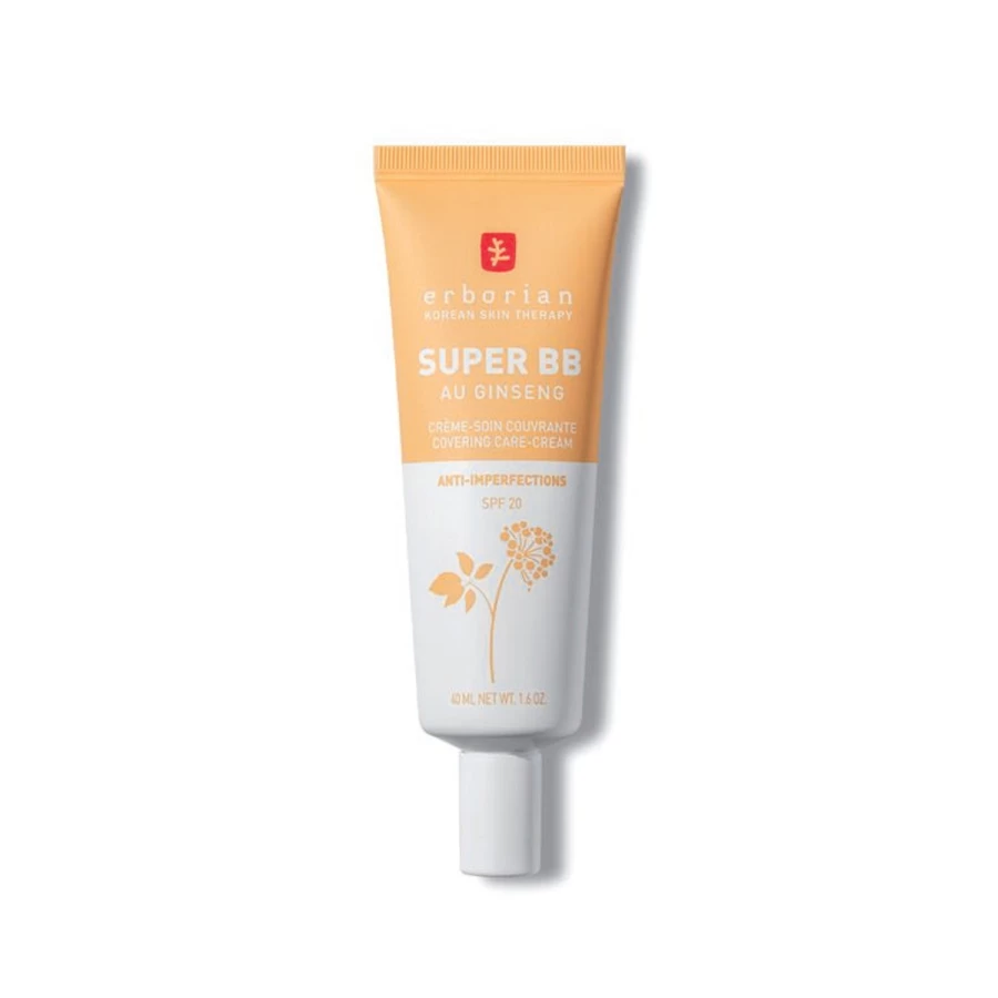 ERBORIAN Super BB - Nude Beige Cream, Lightweight Foundation & Skin Perfector