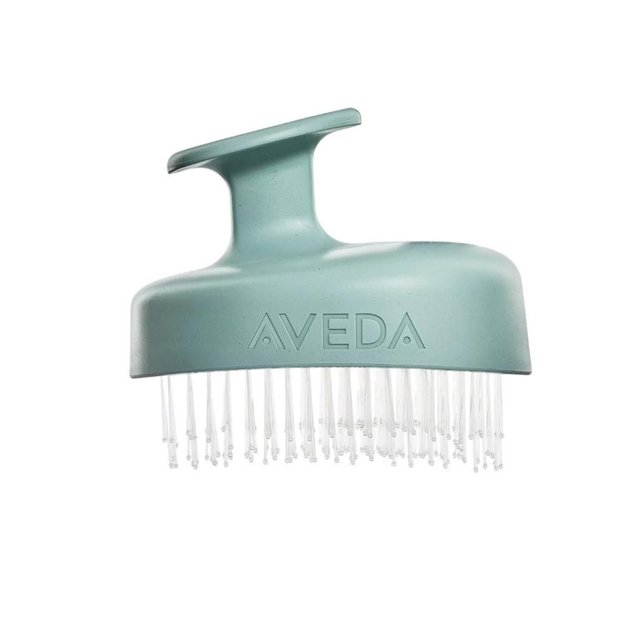 AVEDA Scalp Solutions Exfoliating Scalp Massager - Light Blue for Deep Cleansing & Stimulation