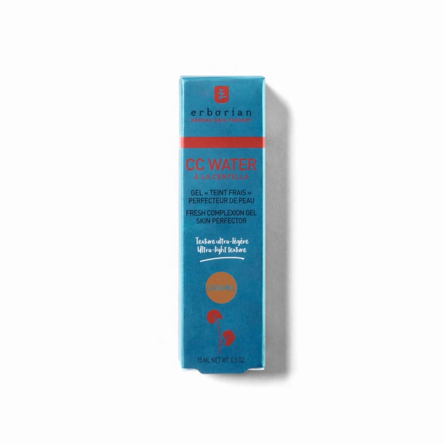 ERBORIAN Cc Water Caramel Beige Tinted Moisturizer - Hydrating CC Cream with Caramel & Water Complex