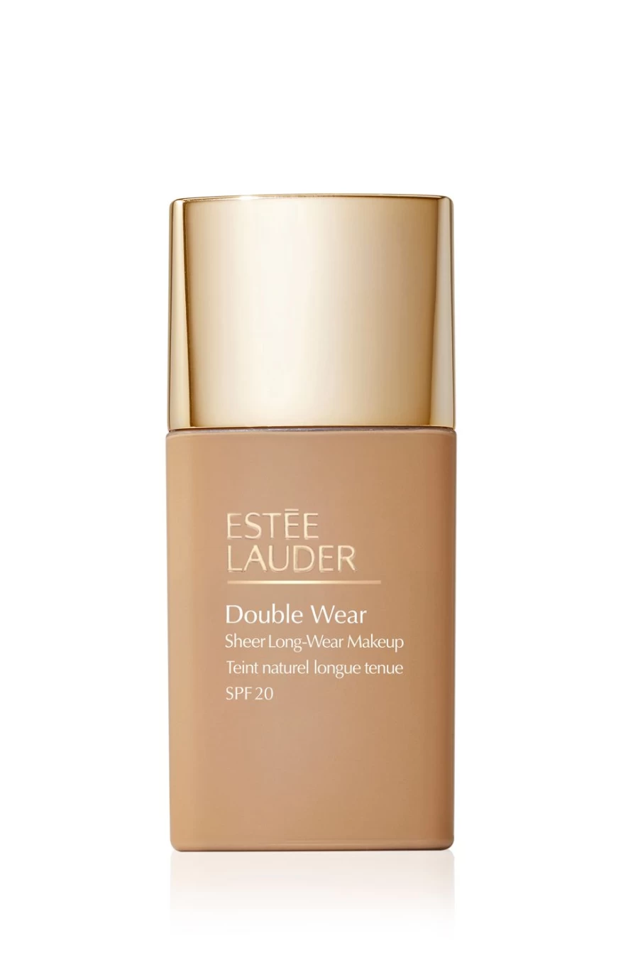 ESTÉE LAUDER Double Wear Sheer Long-Wear Makeup SPF 20 - 3W1 Tawny, Natural Finish, Lightweight Foundation
