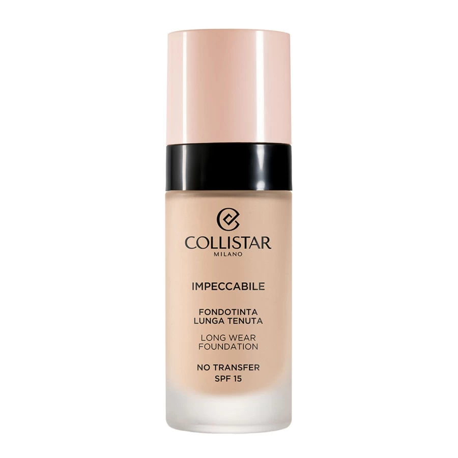 COLLISTAR Impeccable Long-Lasting Foundation - 1R Rosy Ivory - Lightweight, Full Coverage, Matte Finish