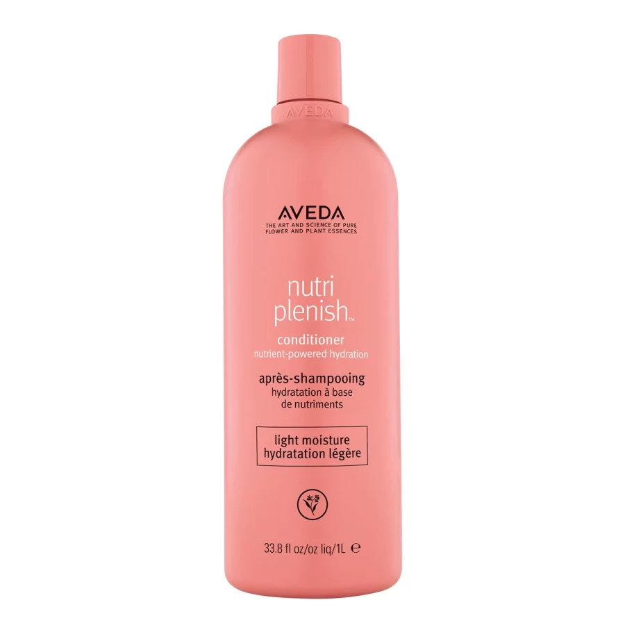 AVEDA Nutriplenish Light Moisture Conditioner 1 Liter - Pink Hydrating Hair Care for Balanced Nourishment