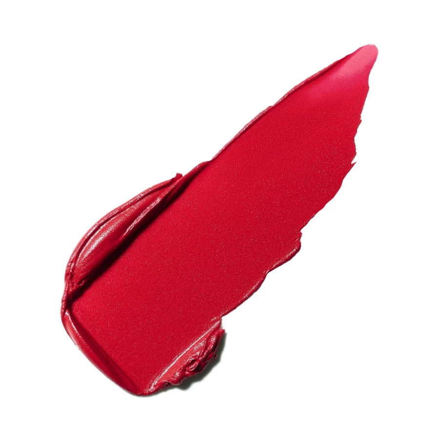 MAC COSMETICS Powder Kiss Velvet Blur Slim Stick Lipstick - Ruby New, Matte Red Lip Color, Long-Lasting Velvet Finish