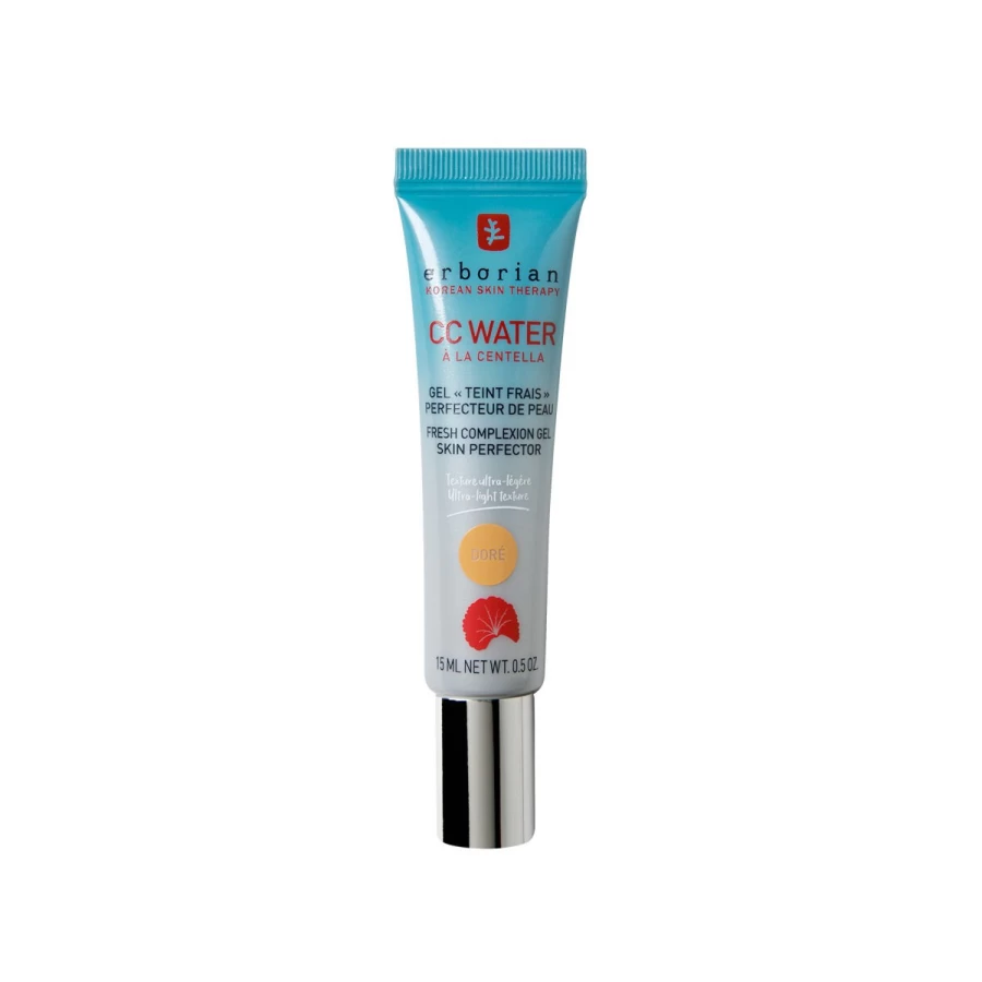 ERBORIAN Cc Water Dore Tinted Moisturizer in Beige - Hydrating CC Cream with Skincare Benefits