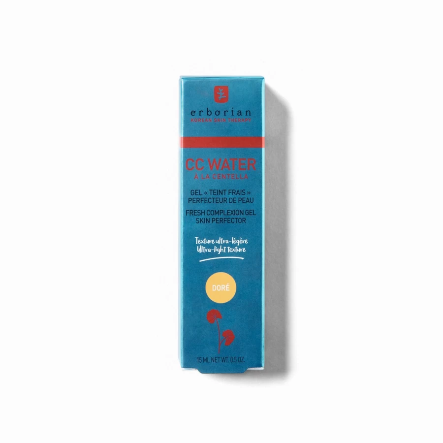 ERBORIAN Cc Water Dore Tinted Moisturizer in Beige - Hydrating CC Cream with Skincare Benefits