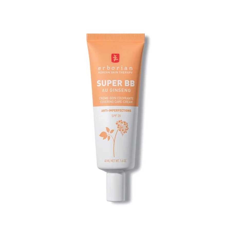 ERBORIAN Super BB Cream - Dore Beige, Lightweight Brightening & Hydrating Tinted Moisturizer with SPF