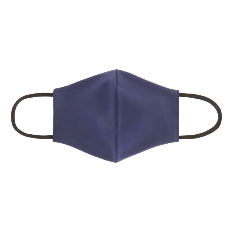 COINCASADESIGN Blue Solid Color Washable Fabric Face Mask - Reusable & Breathable