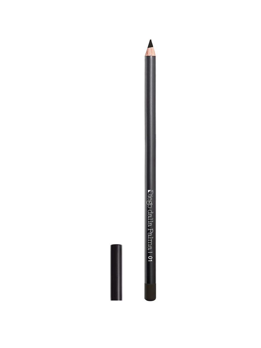 DIEGO DALLA PALMA Professional Black Eye Pencil - 01 Waterproof Eyeliner for Long-Lasting Definition