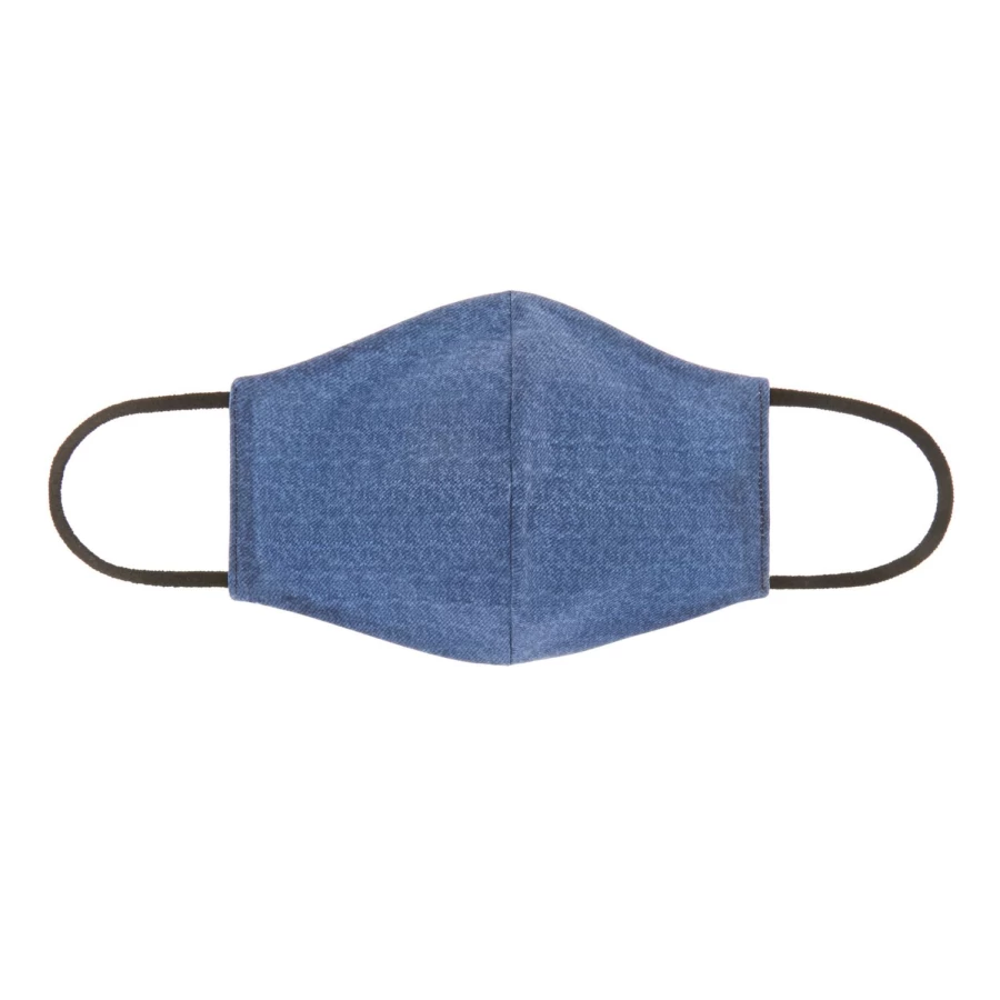 COINCASADESIGN Washable Denim Blue Fabric Mask - Reusable & Breathable