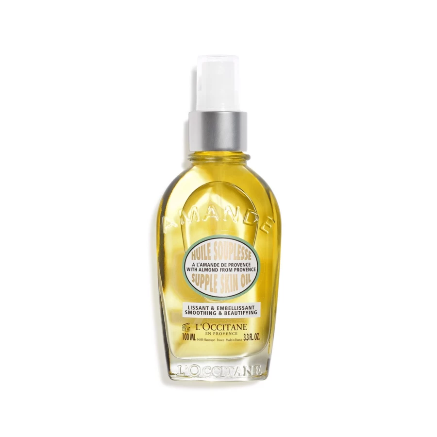 L'OCCITANE Almond Firming Body Oil - Nourishing & Tightening Yellow Oil for Skin